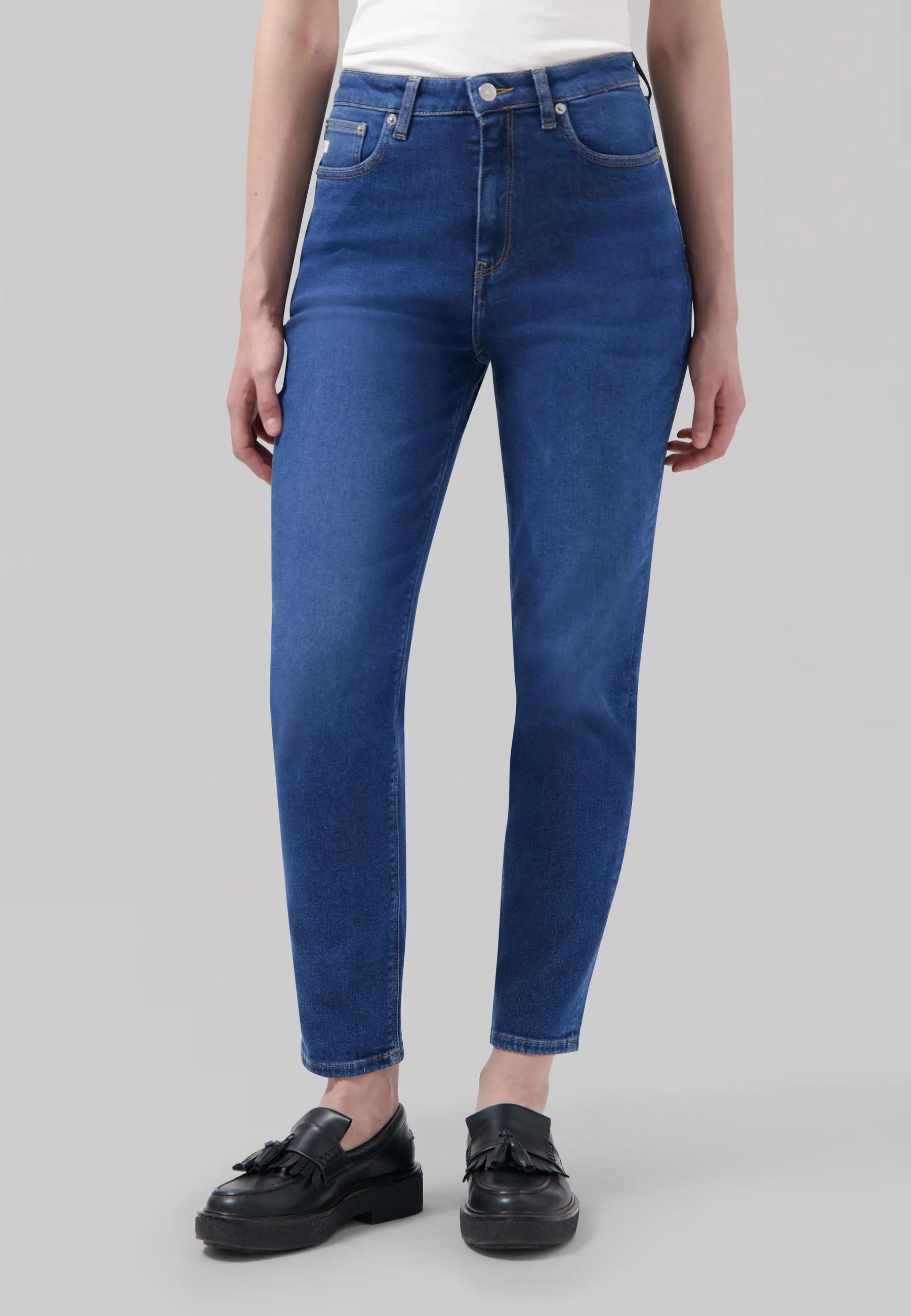 Mams Stretch Tapered Jeans Stone Indigo