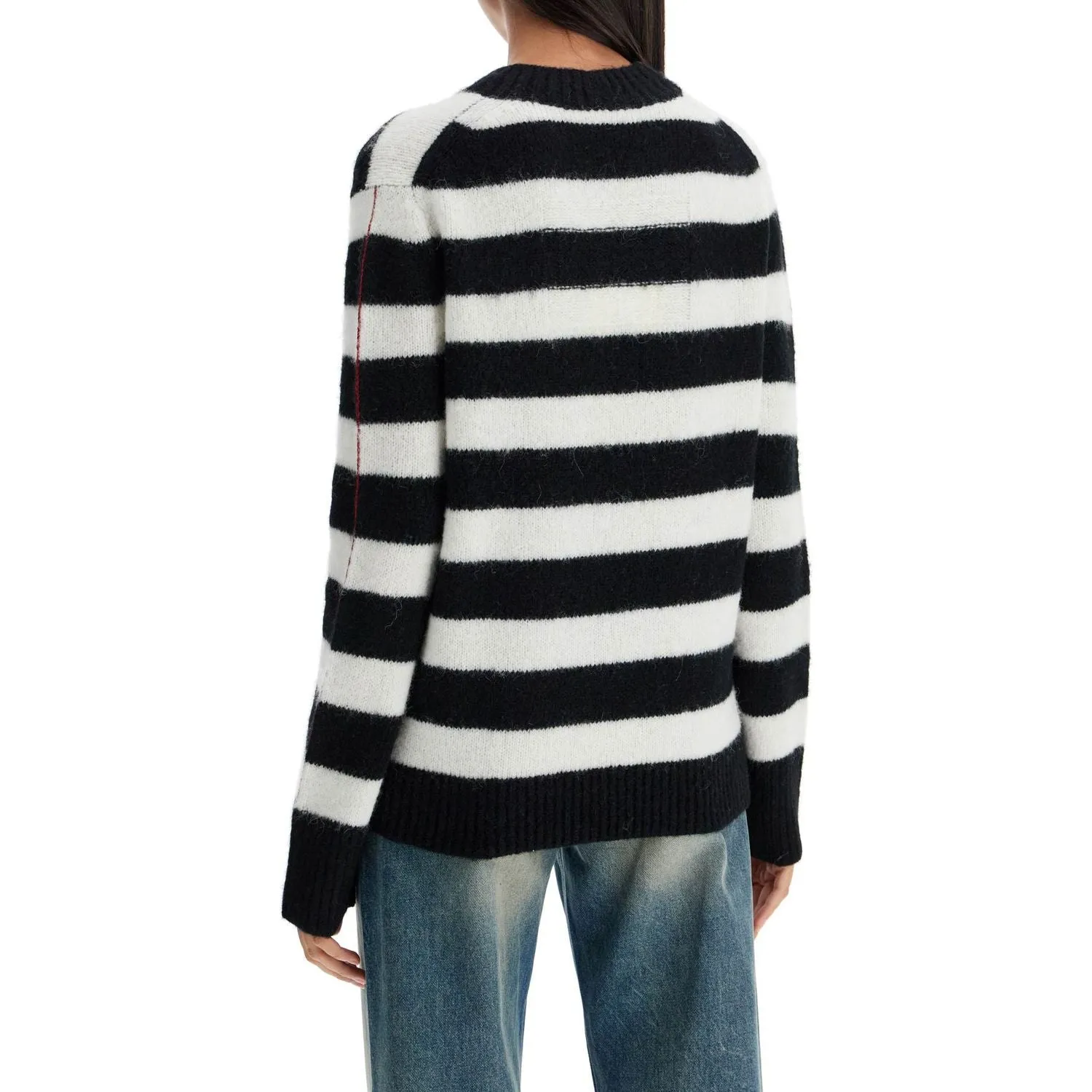 Marc Jacobs pullover the striped brushed logo sweater