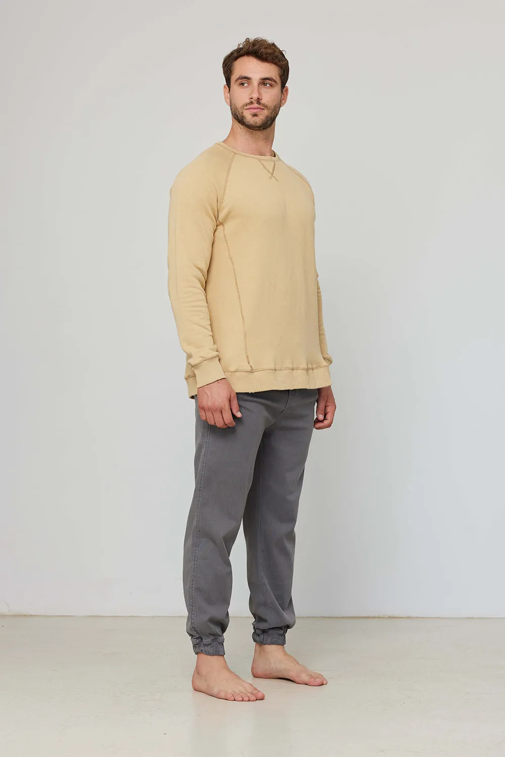 Men Sweatshirt Sand