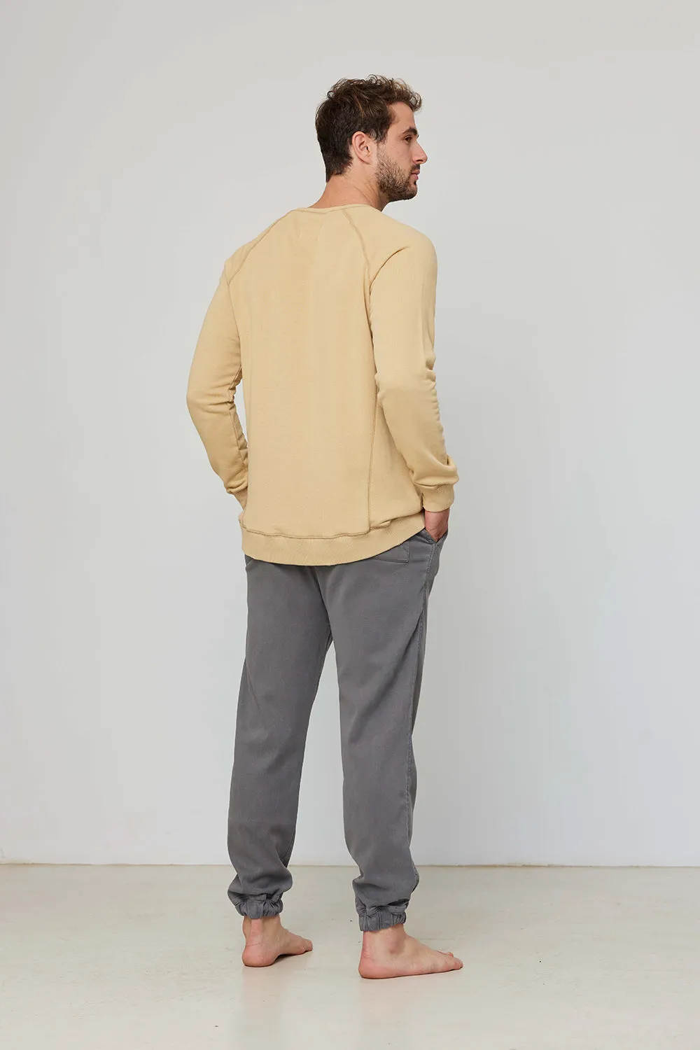 Men Sweatshirt Sand