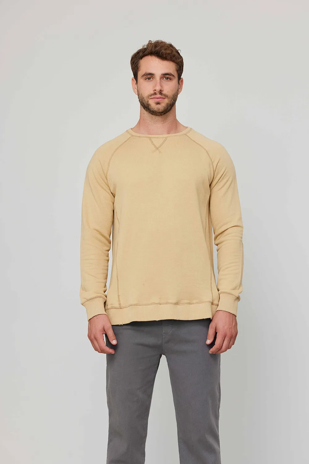 Men Sweatshirt Sand