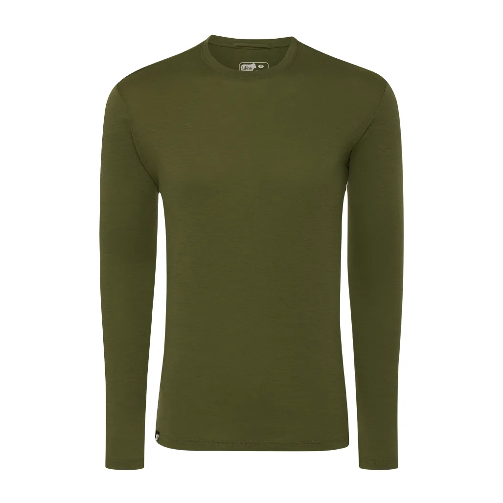 Men's 100% Merino Wool Long Sleeve