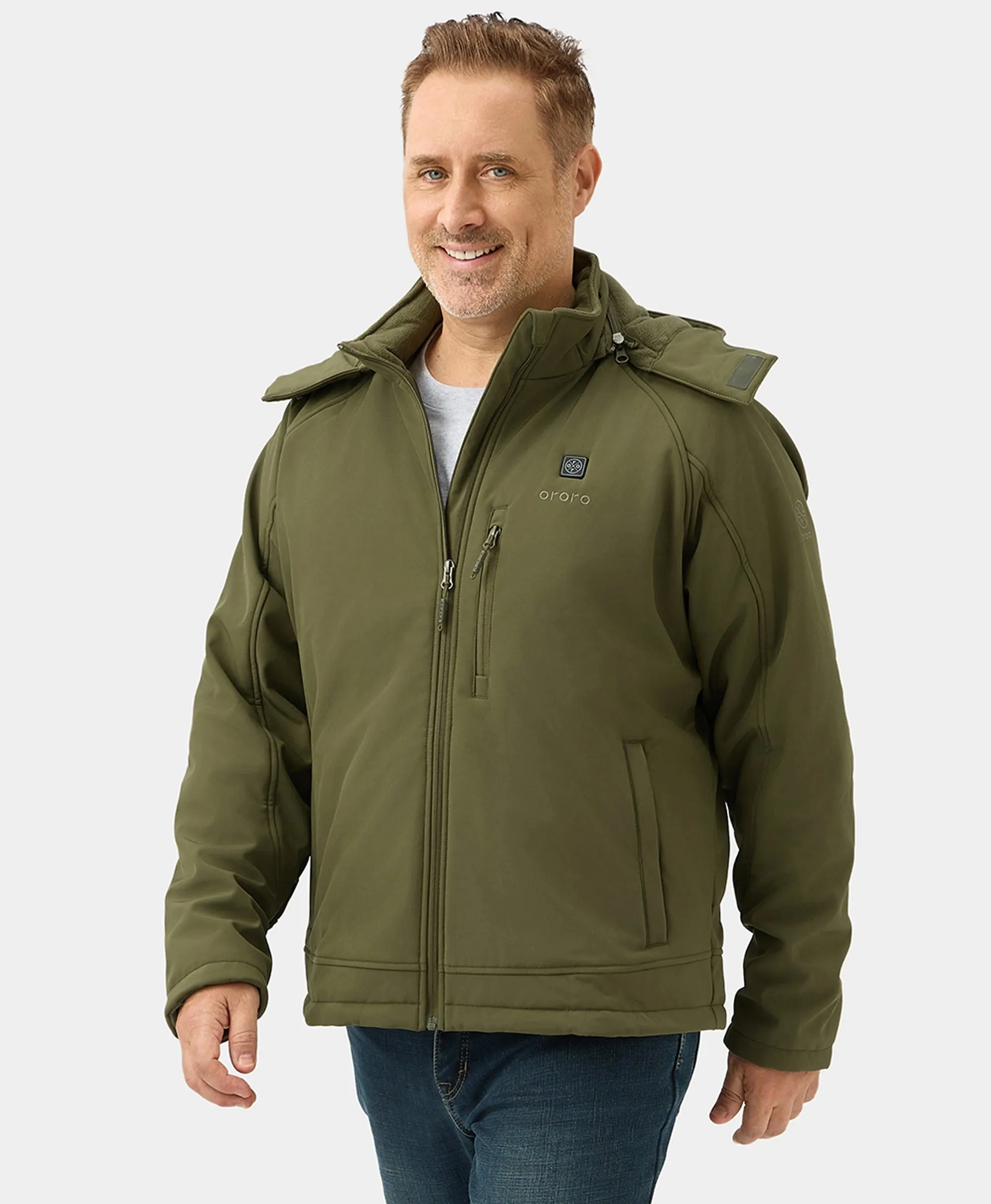 Men's Classic Heated Jacket - Green