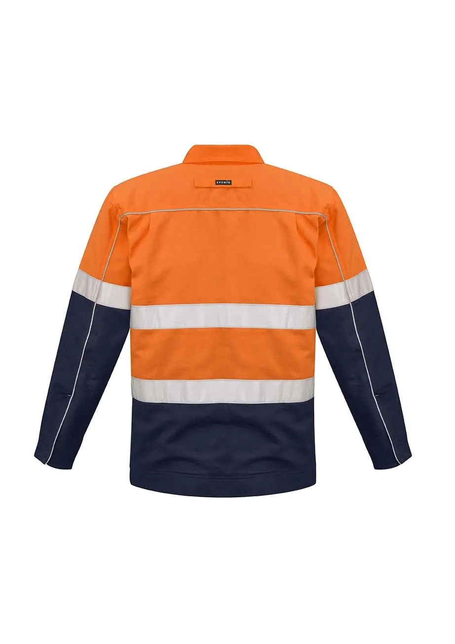 Mens Hi Vis Cotton Drill Jacket