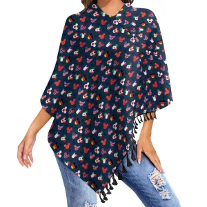 Mickey Flags Tassel Cape