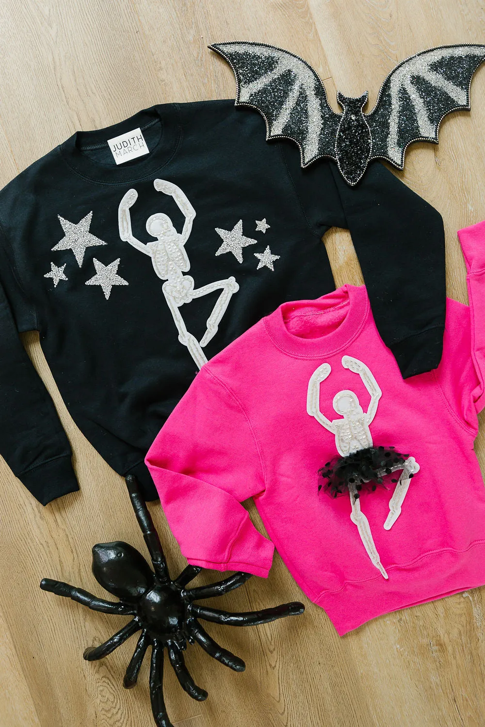 MINI KIDS DANCING SKELETON STAR PULLOVER