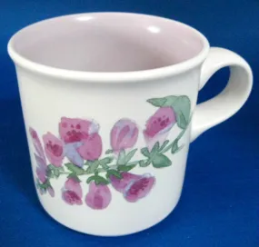 Mug Cape May Pfaltzgraff USA Foxgloves Bird House Lavender Interior Watercolor