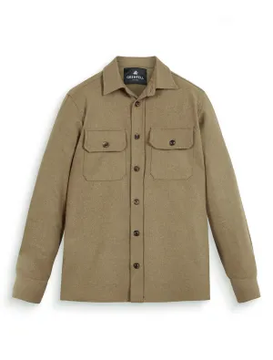 Overshirt - Merino Wool Camel