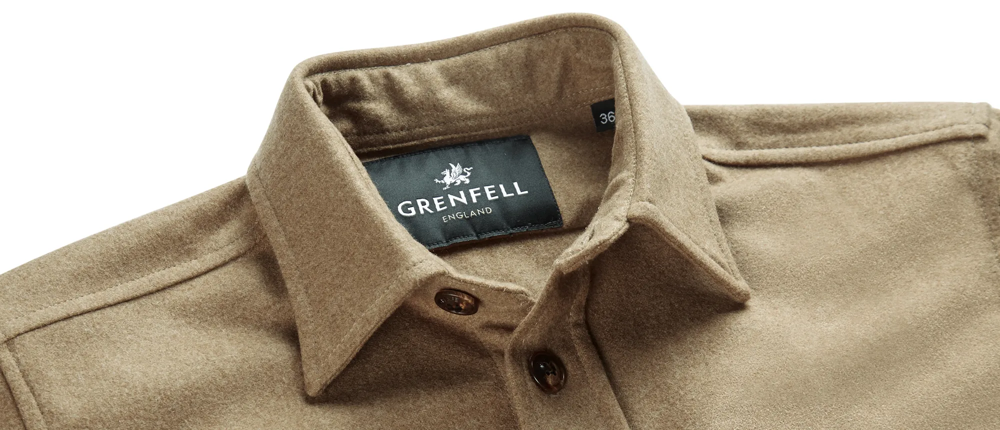 Overshirt - Merino Wool Camel