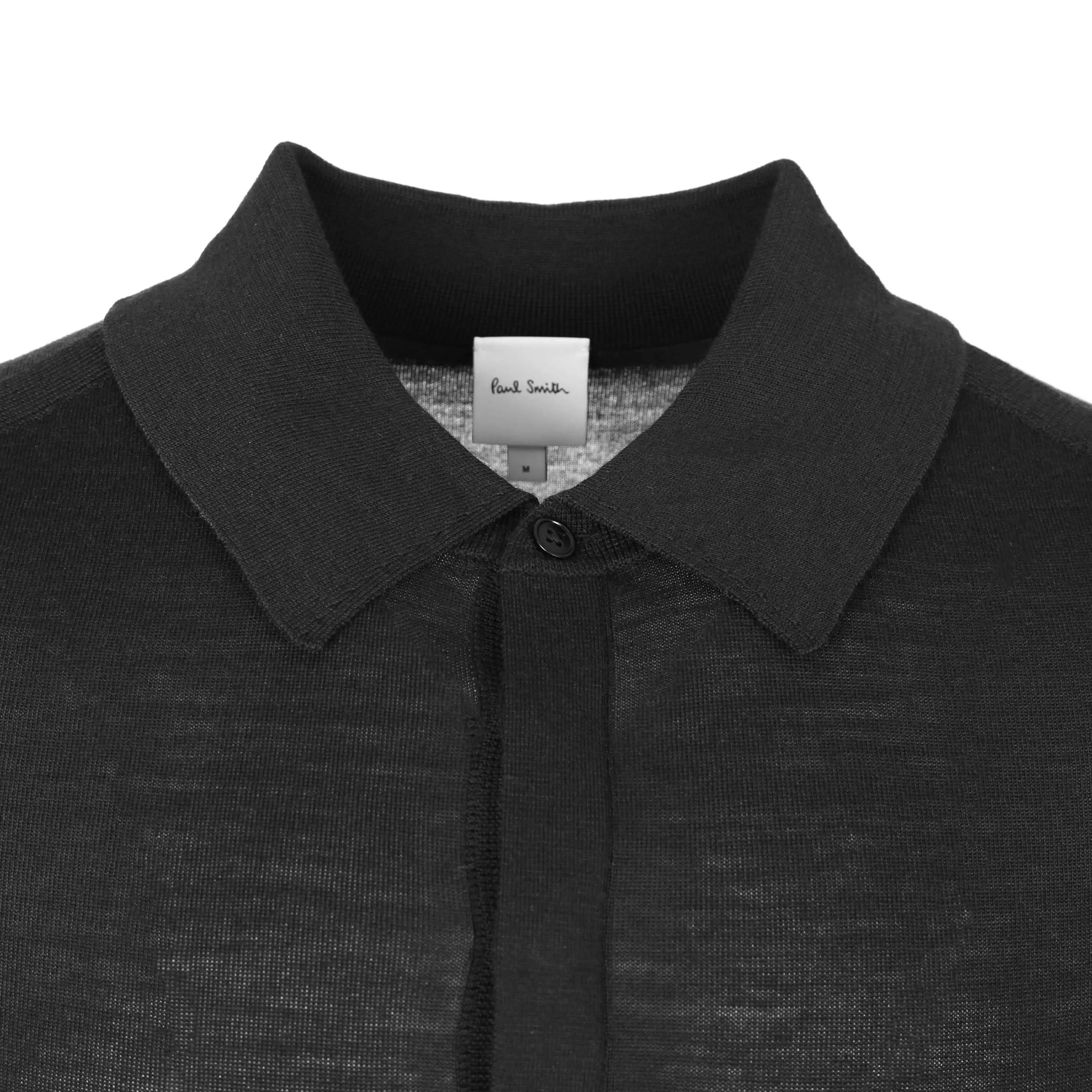 Paul Smith LS Polo Knitwear in Black