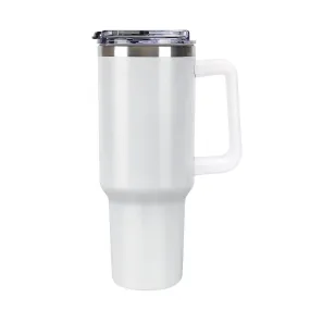 Personalize Your Own 40oz Insulated Tumbler with Handle and Straw