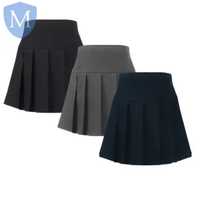 Plain Senior Full Pleat Panel Girls Skirt (POA)