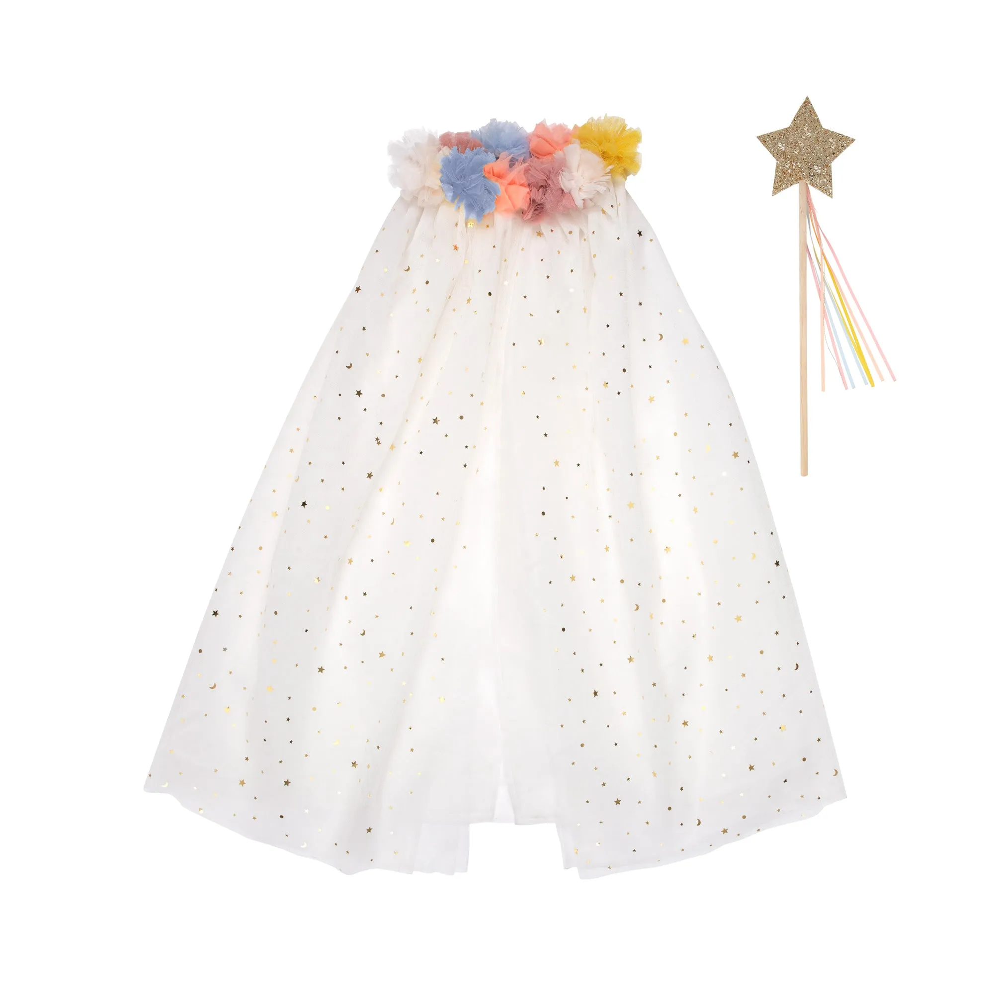 Pom Pom Cape Dress Up Set