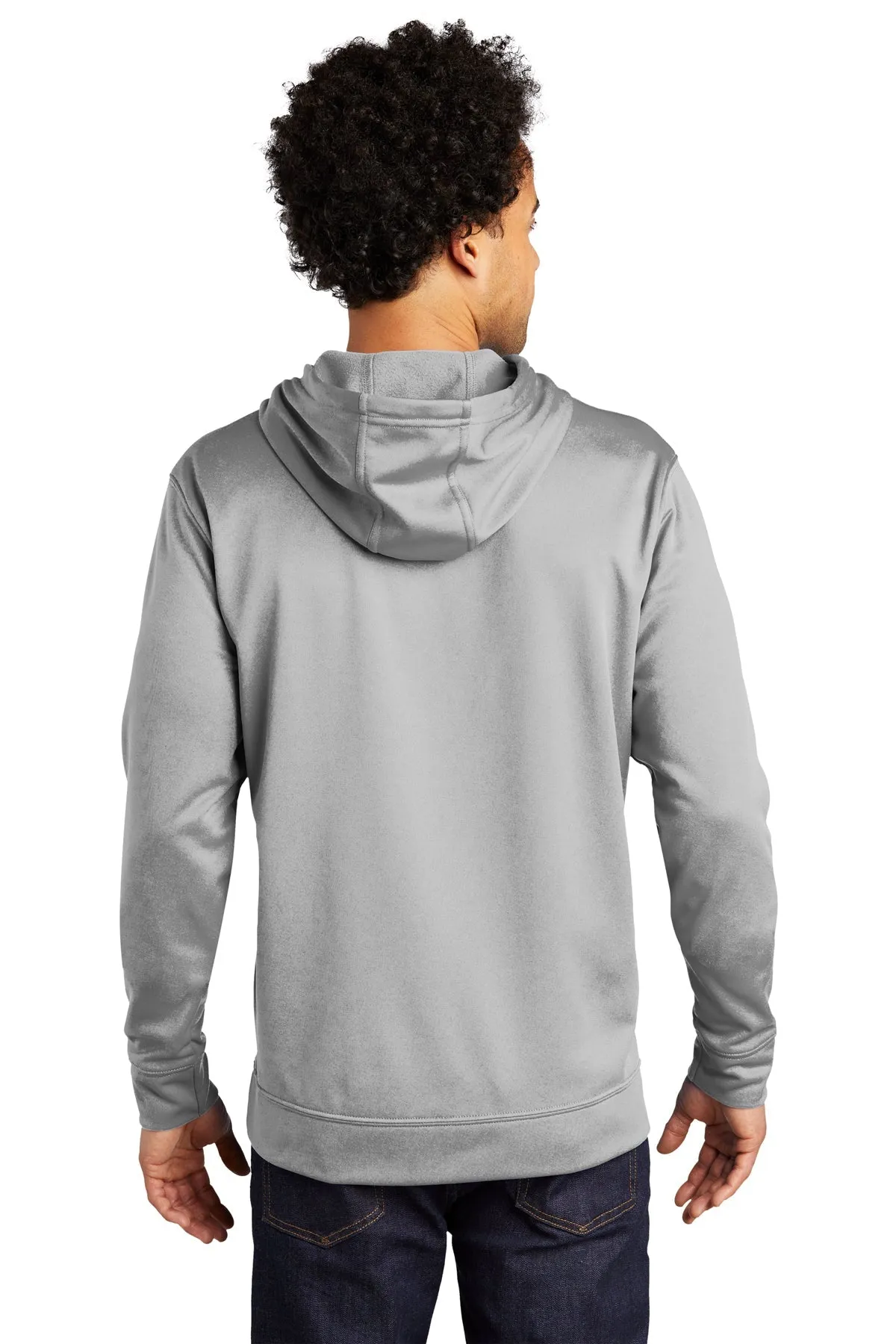 Port & Company Performance Branded Fleece Hoodies, Silver