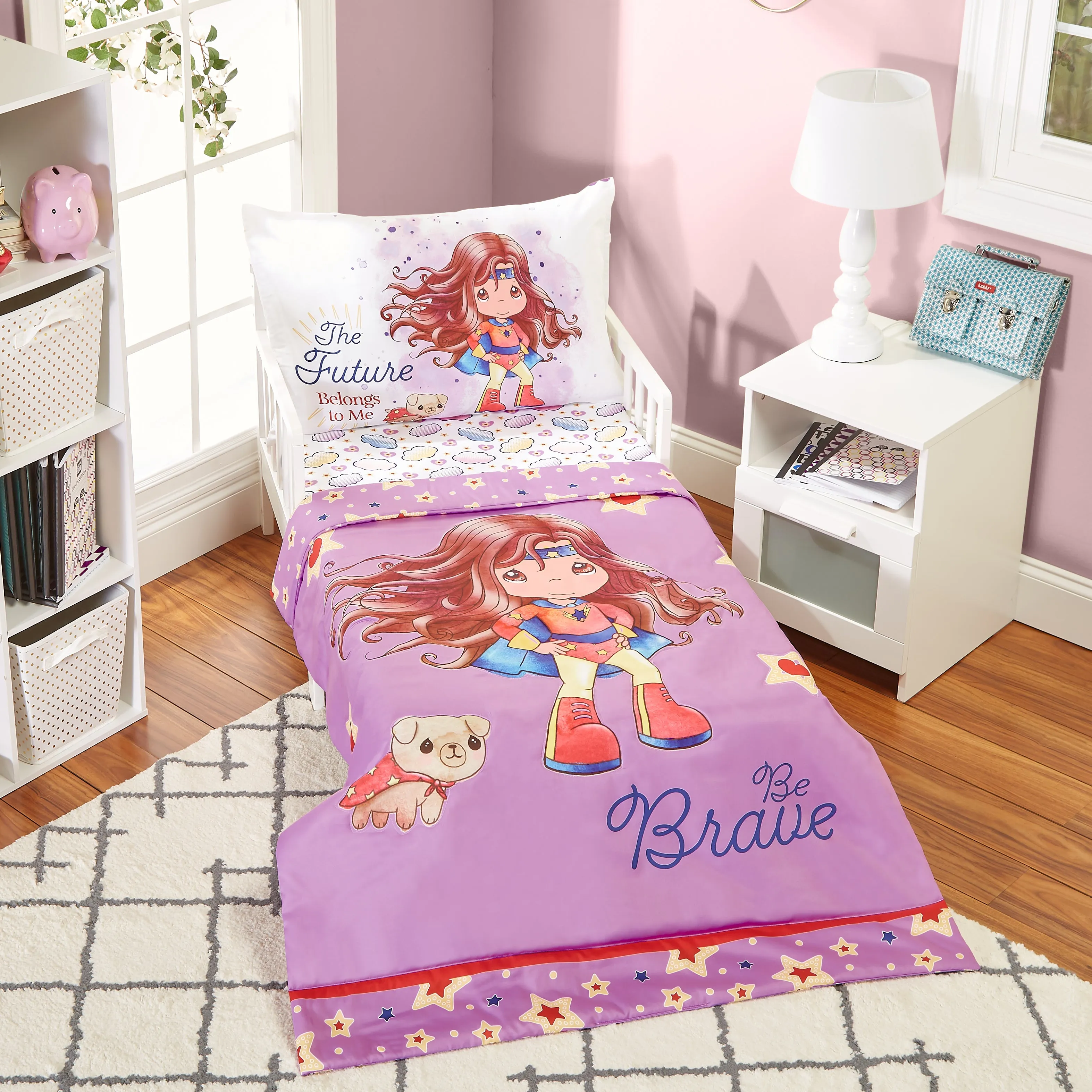 Precious Moments 4 Pc Toddler Bedding Set