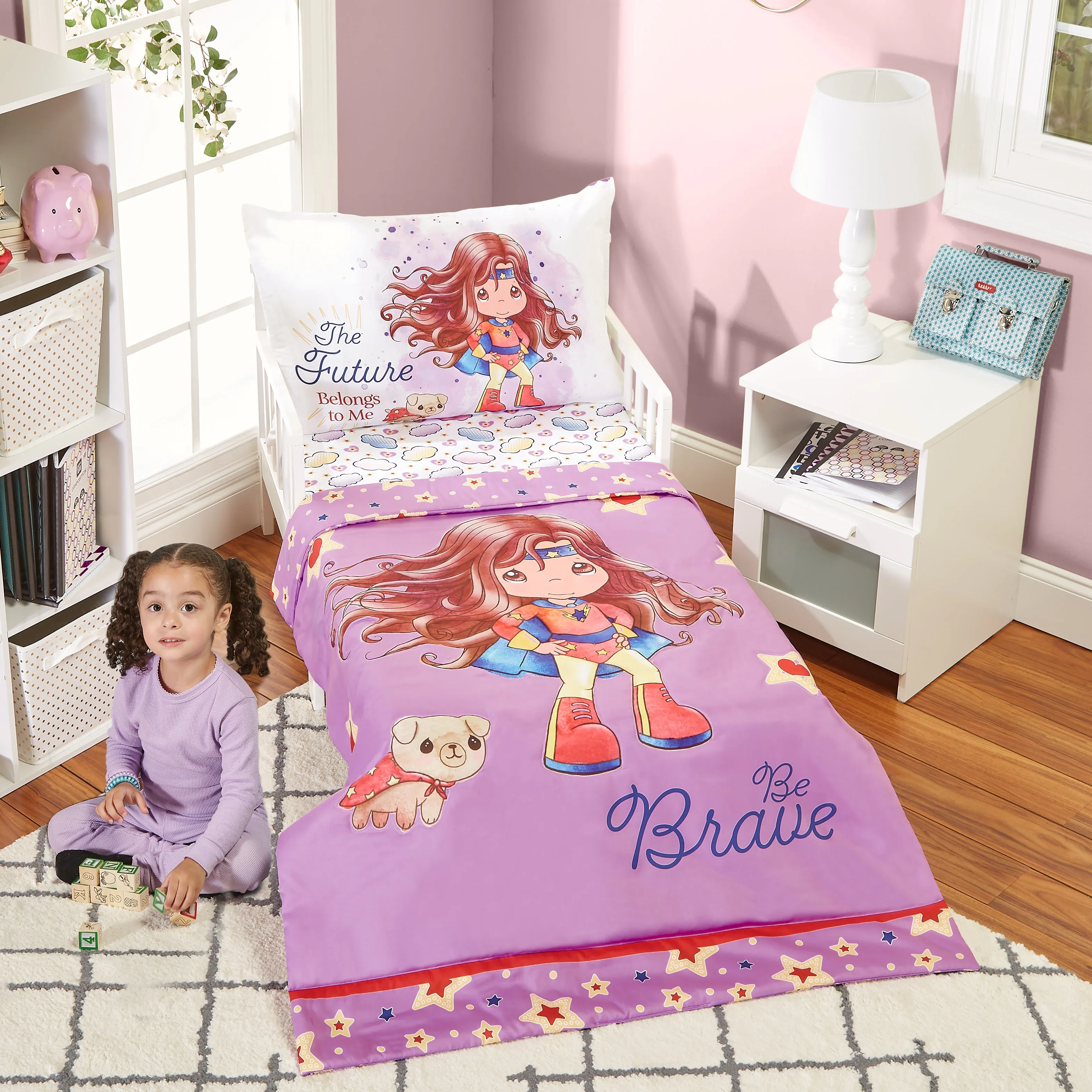 Precious Moments 4 Pc Toddler Bedding Set