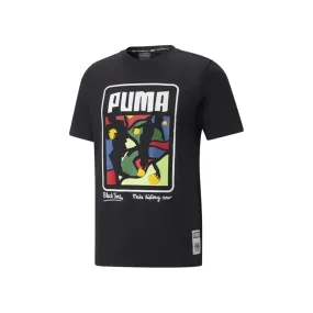 Puma x Black Fives Men's (Puma Black) "Harlem" Basketball T-Shirt 534494-01