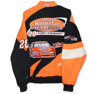 Rare 2002 Champion Tony Stewart #20 Home Depot Racing NASCAR Jacket (XL)