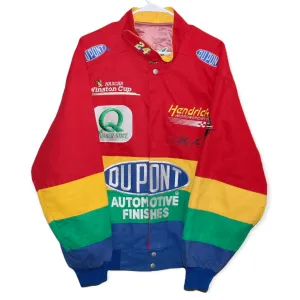 Rare DuPont Racing Rainbow Series NASCAR Jeff Gordon #24 Jeff Hamilton Jacket (L)