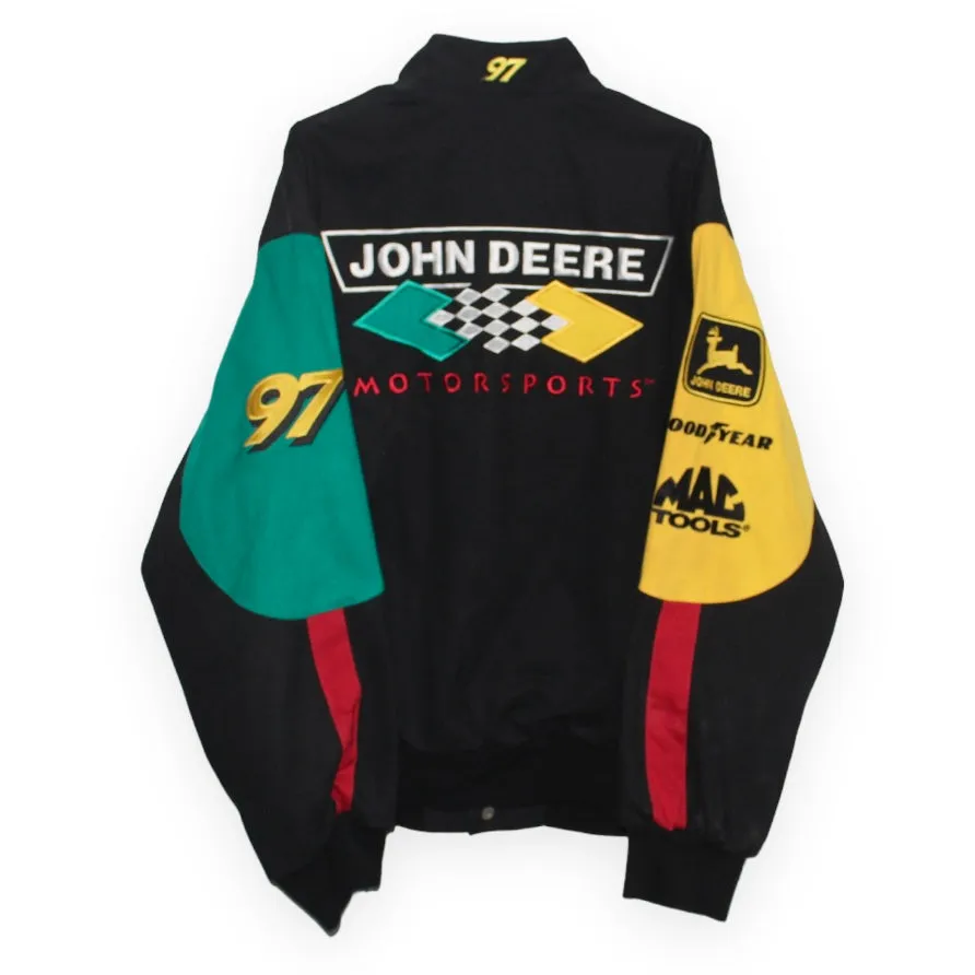 Rare John Deere Racing NASCAR JH Design Jacket (XL)