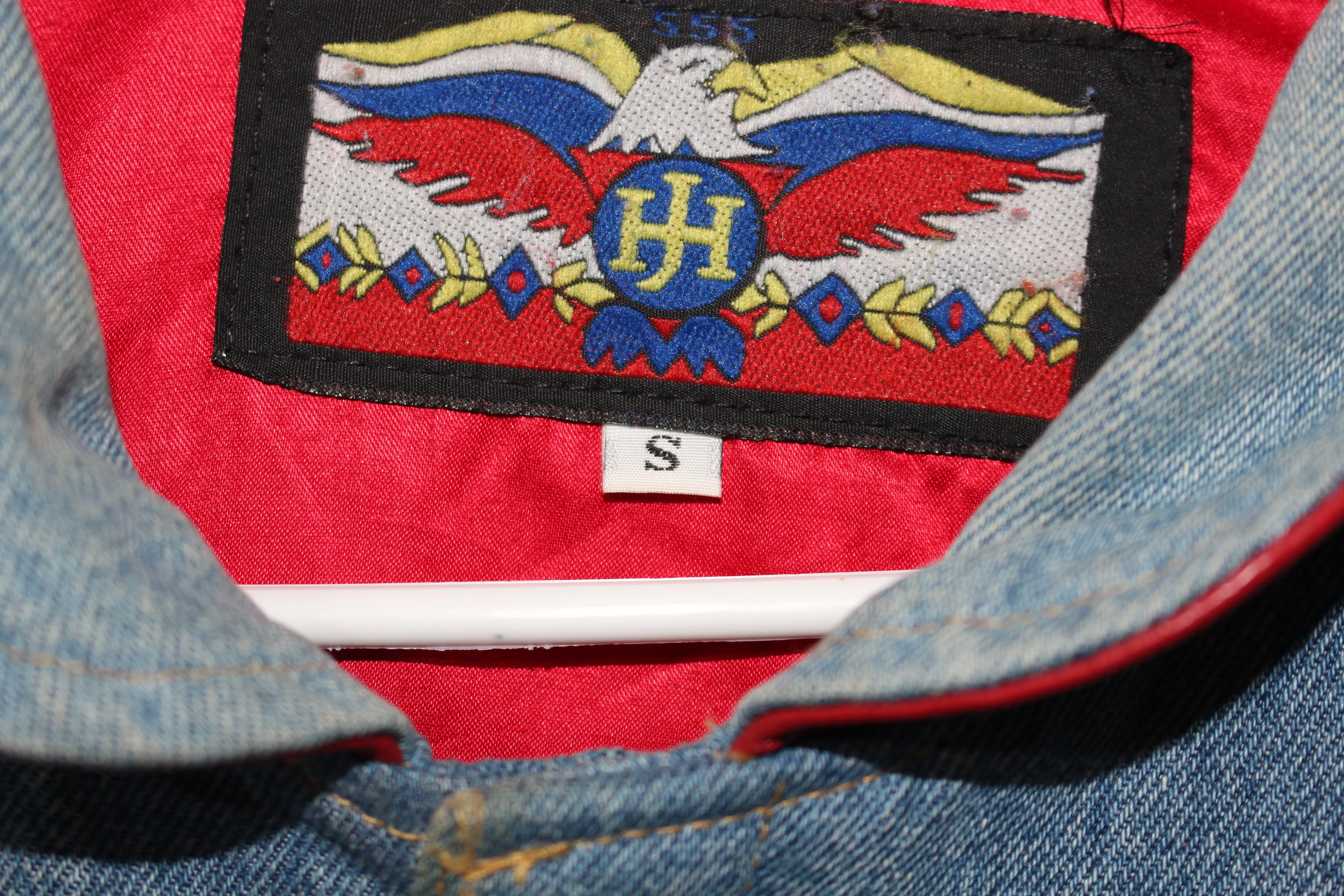 Rare Looney Tunes Leather Denim Jeff Hamilton Jacket (S)