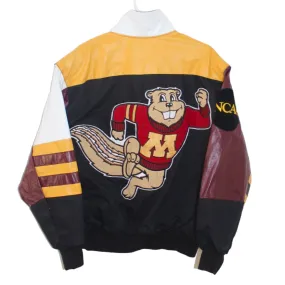 Rare  Minnesota Gophers Jeff Hamilton Leather Jacket (M)