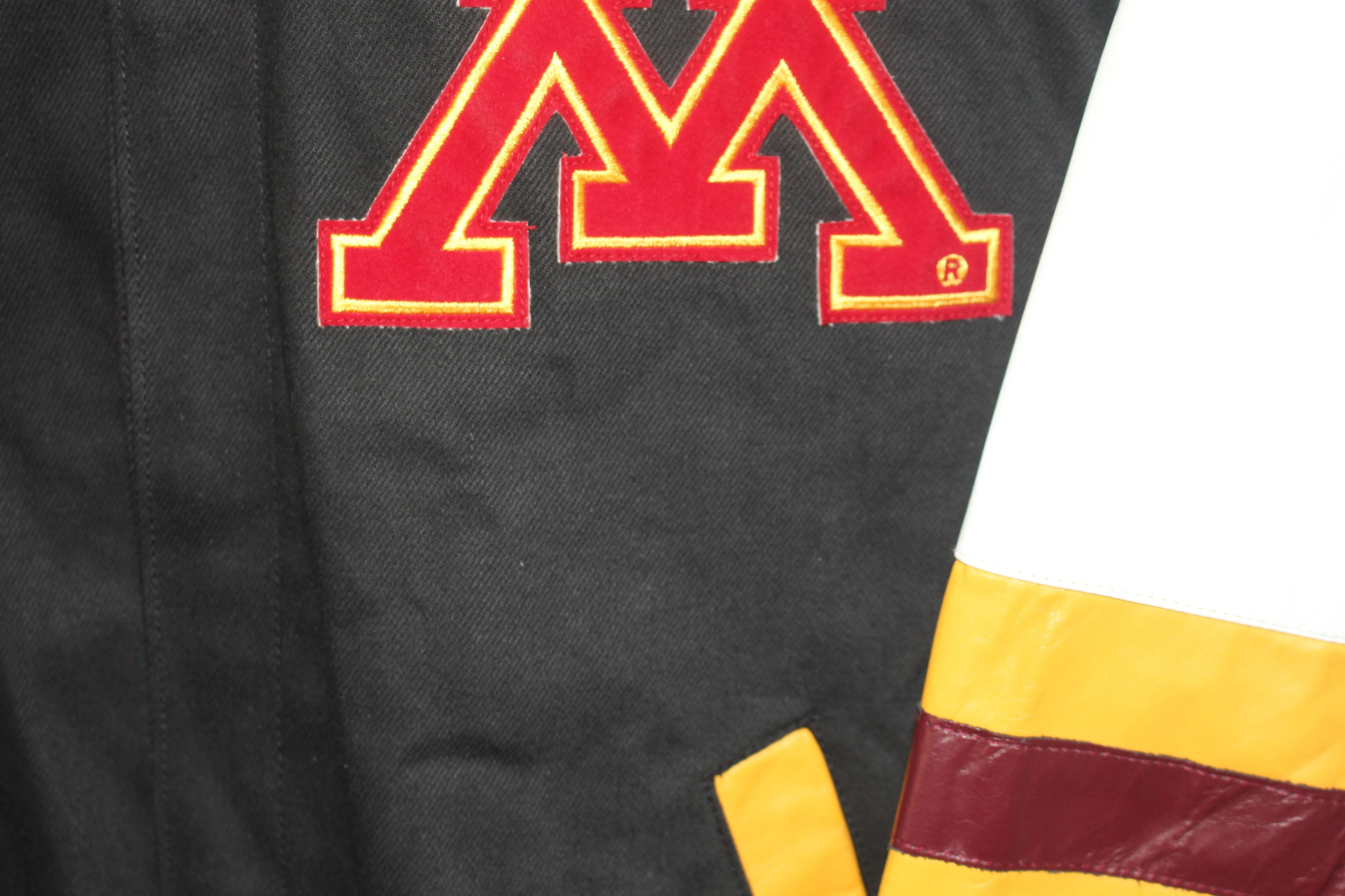 Rare  Minnesota Gophers Jeff Hamilton Leather Jacket (M)