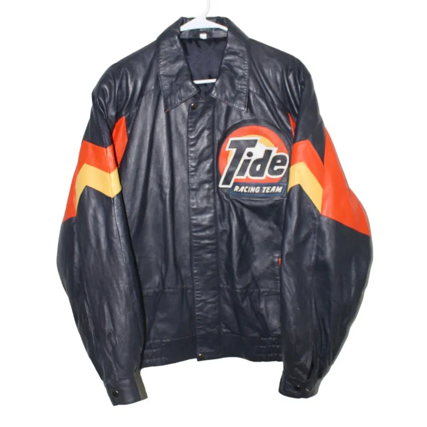 Rare Tide Racing NASCAR Ricky Rudd #10 Leather Jacket (L)