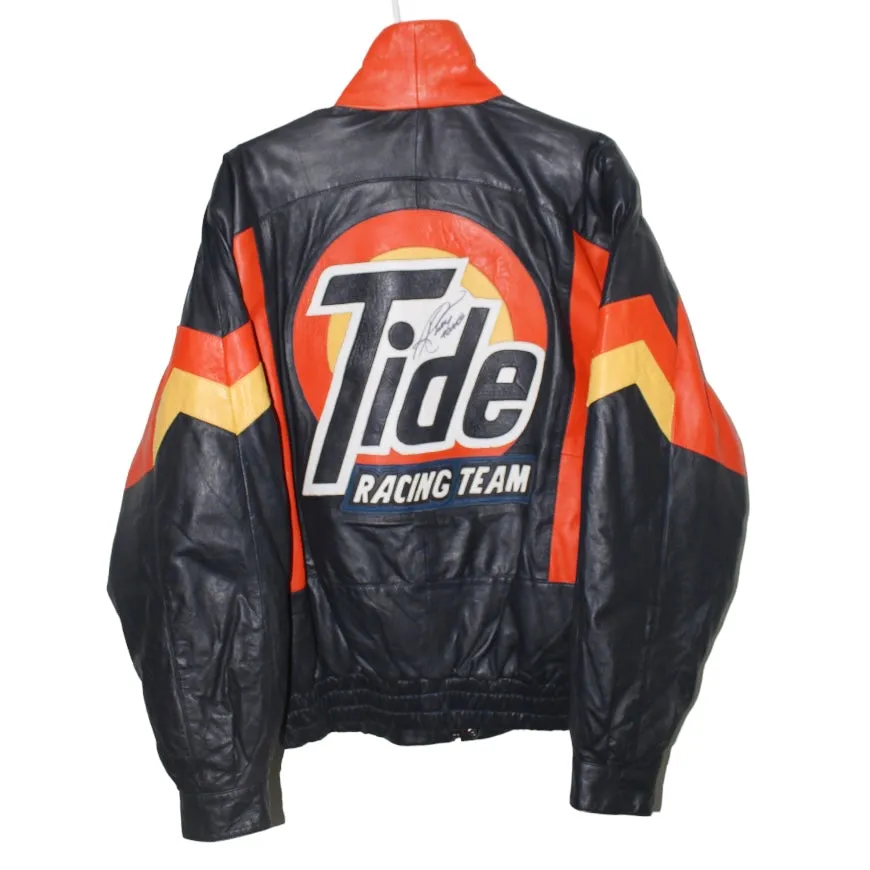 Rare Tide Racing NASCAR Ricky Rudd #10 Leather Jacket (L)