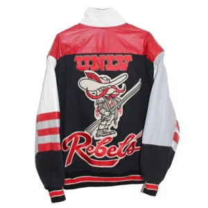 Rare UNLV Rebels Jeff Hamilton Leather Jacket (L)