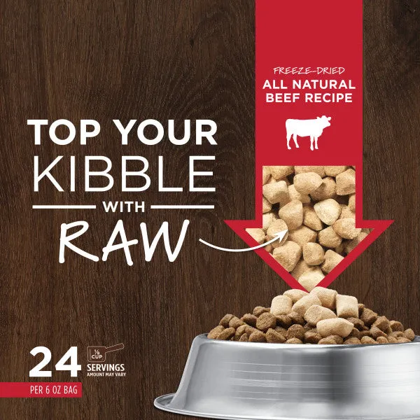 Raw Boost All Life Stages Freeze - Dried All Natural Beef Raw Mixers For Dogs