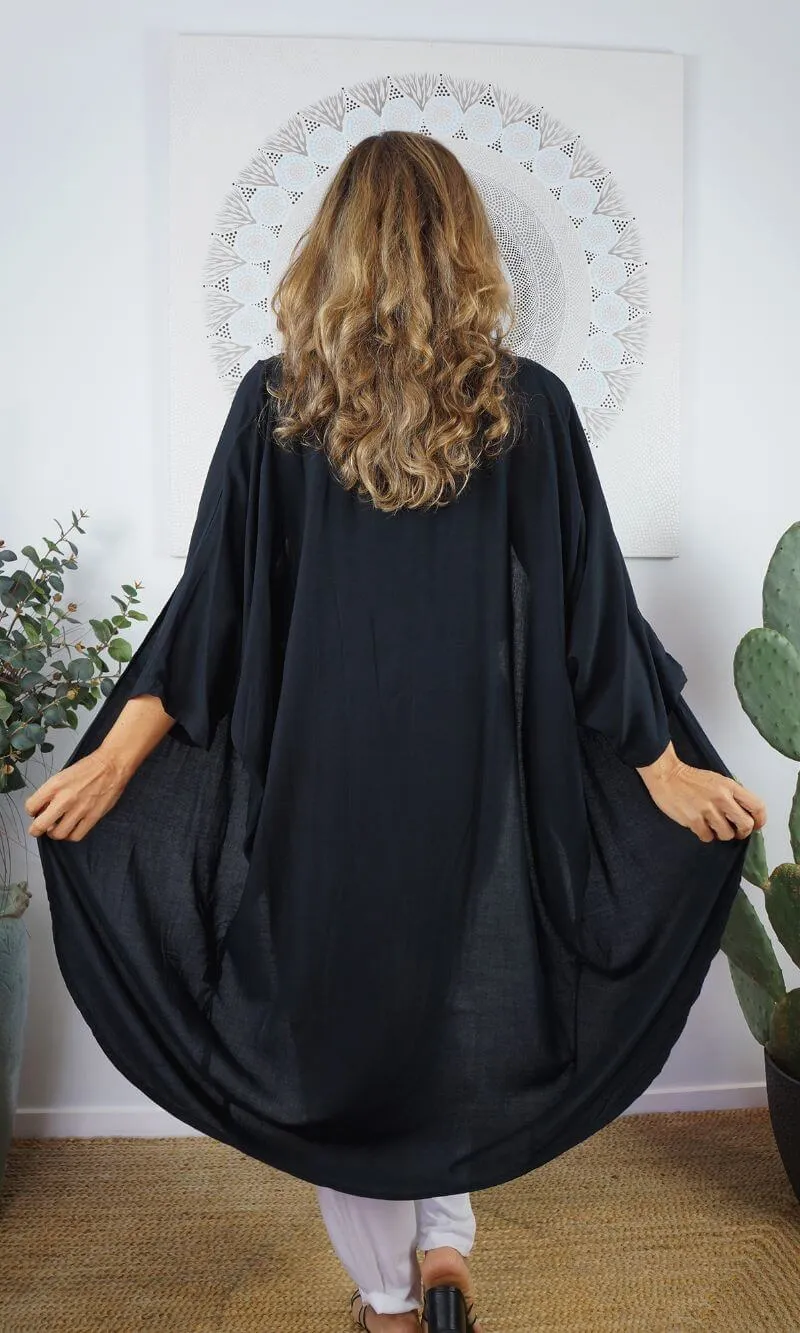 Rayon Kimono Cape Long -More styles available