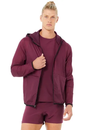 Repeat Running Jacket - Varsity Cardinal