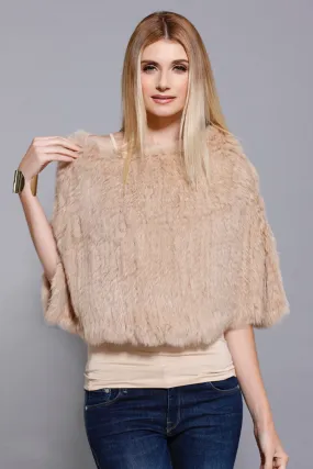 Rex Rabbit Fur Capelet