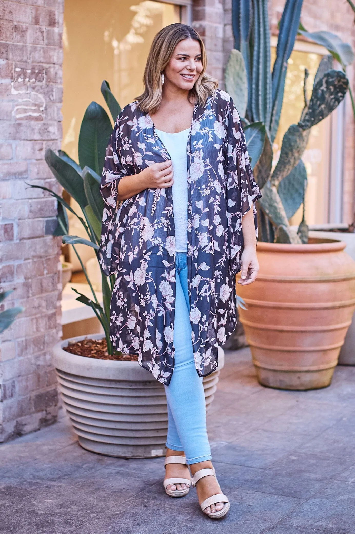 Rosanna Floral Cape