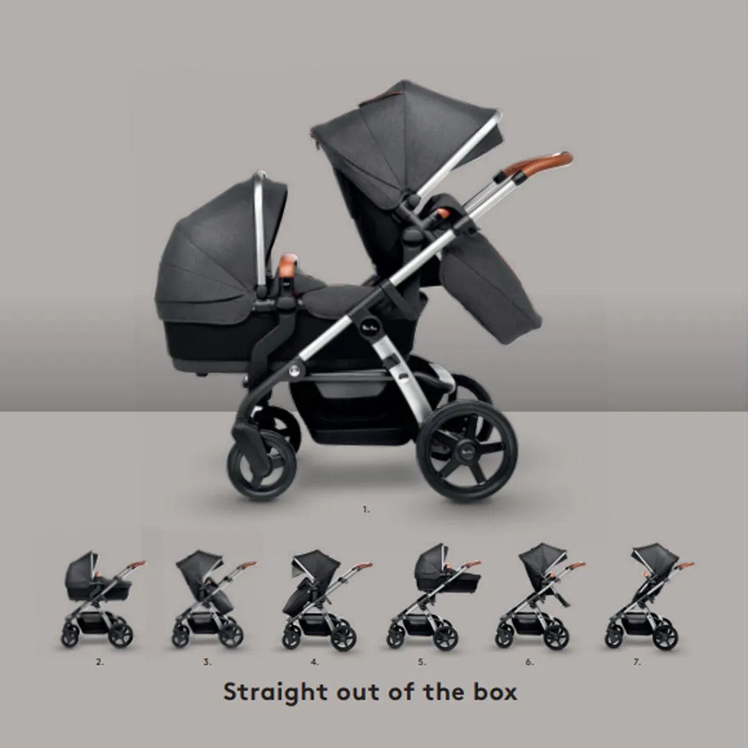 Silver Cross Wave 3 Pushchair - Lunar