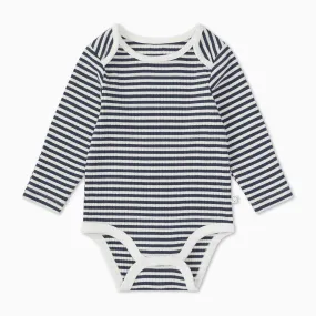 Striped Ribbed Long Sleeve Bodysuit