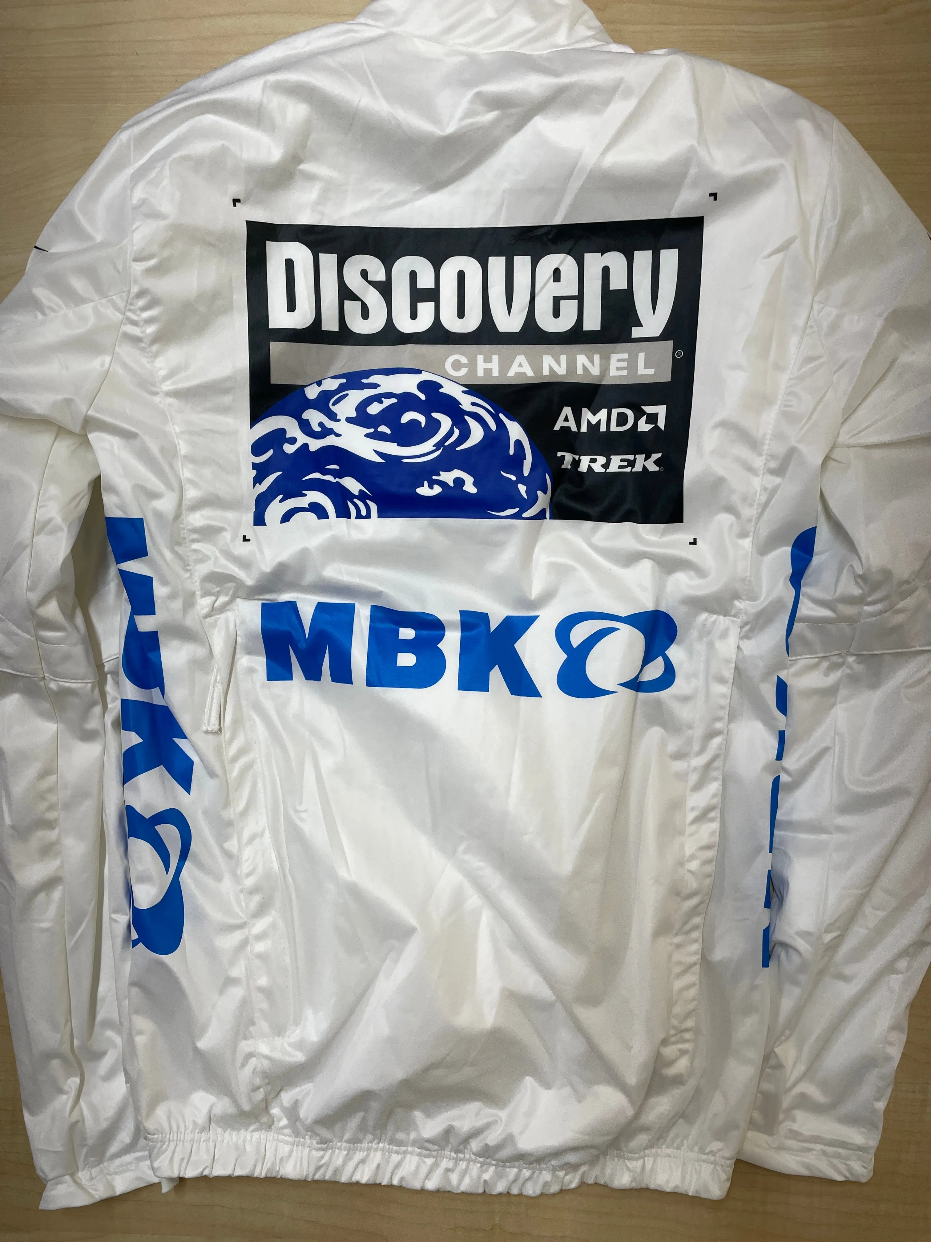 Team Discovery Channel | Paris Nice 2007 | White Leader Jacket | Alberto Contador | M