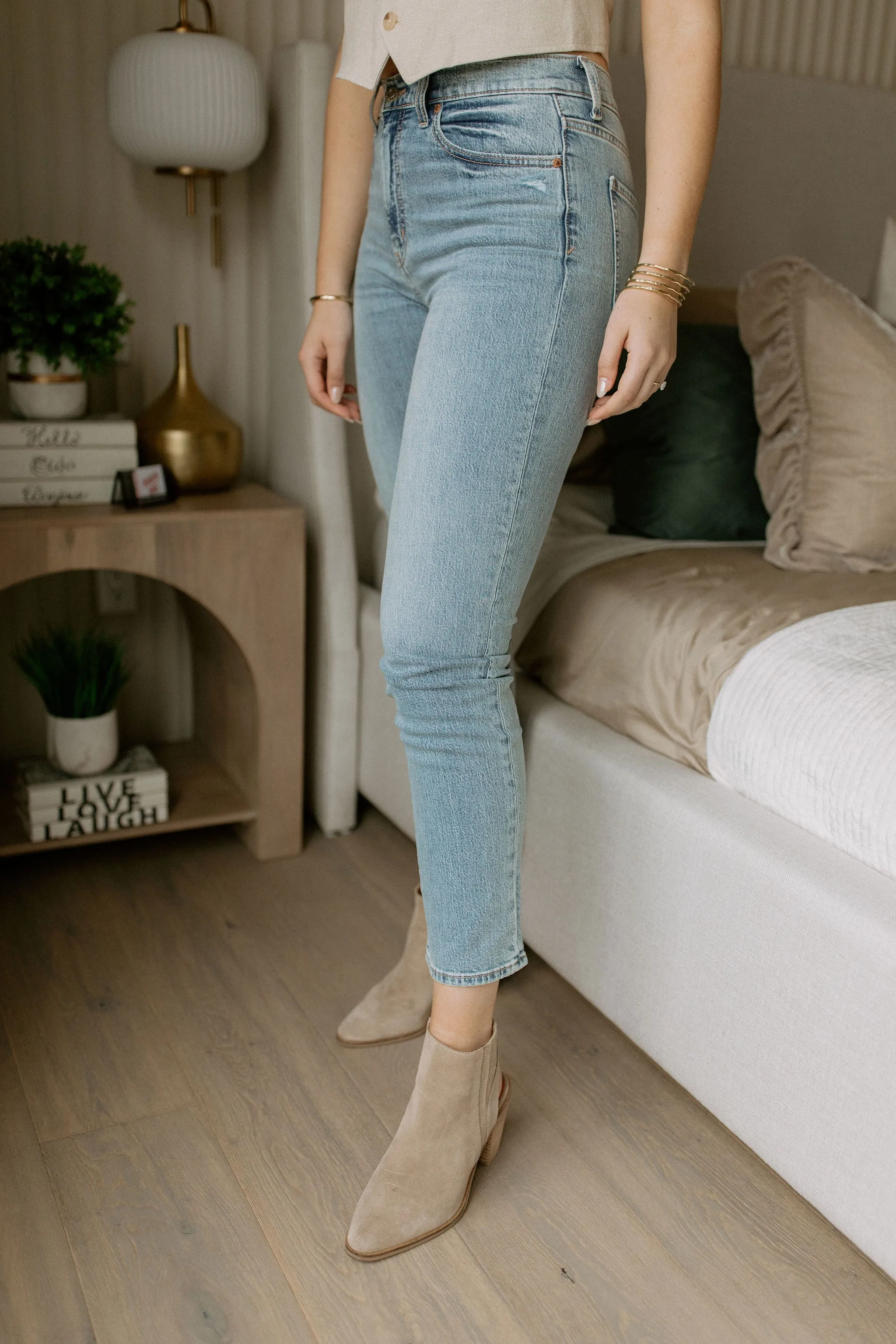 The Smarty Pant Slim Straight Denim by Daze Denim - Wink