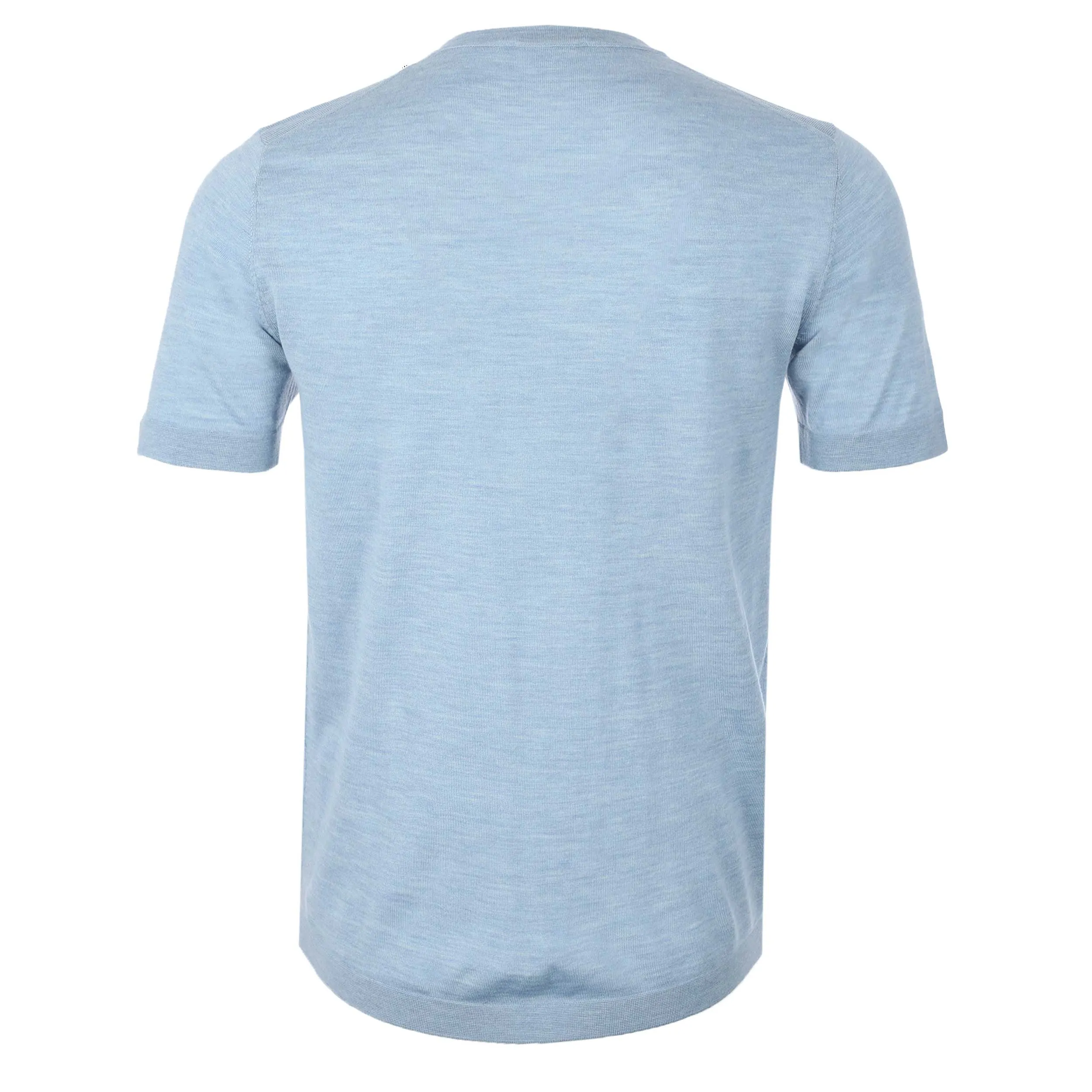 Thomas Maine Merino T-Shirt in Sky Blue