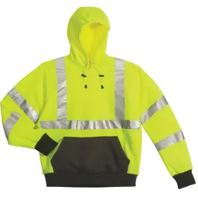 Tingley Job Sight ANSI Class 3 Hooded Pullover Hi-Vis Sweatshirt