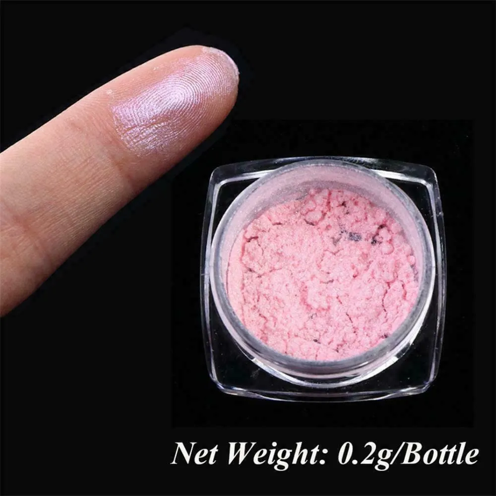 US Glitter Holographic Mirror Nail Art Powder Ultra-thin Aurora Mermaid Pigment