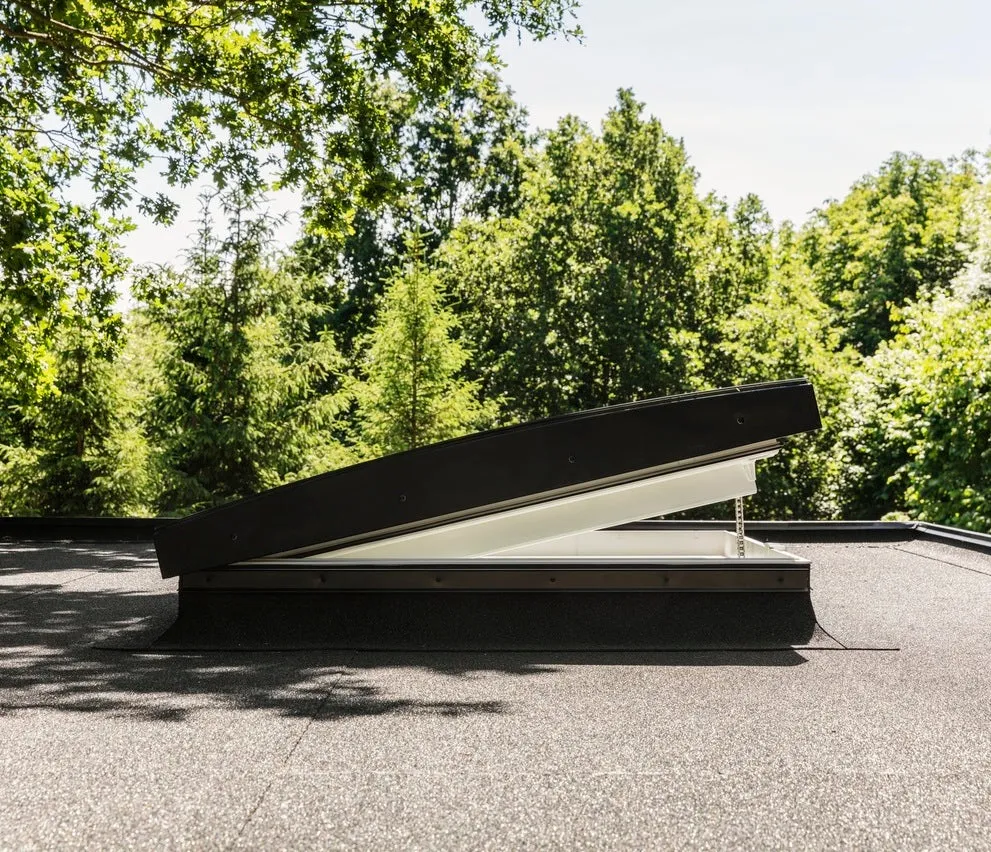 VELUX CVU 200100 1093 INTEGRA® Electric Curved Glass Rooflight Package 200 x 100cm (Including CVU Double Glazed Base & ISU Curved Glass Top Cover)