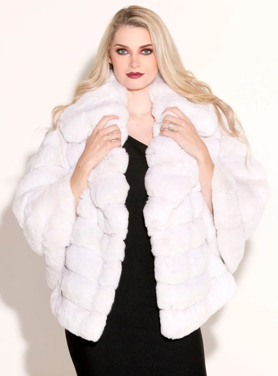 White Chinchilla Fur Jacket