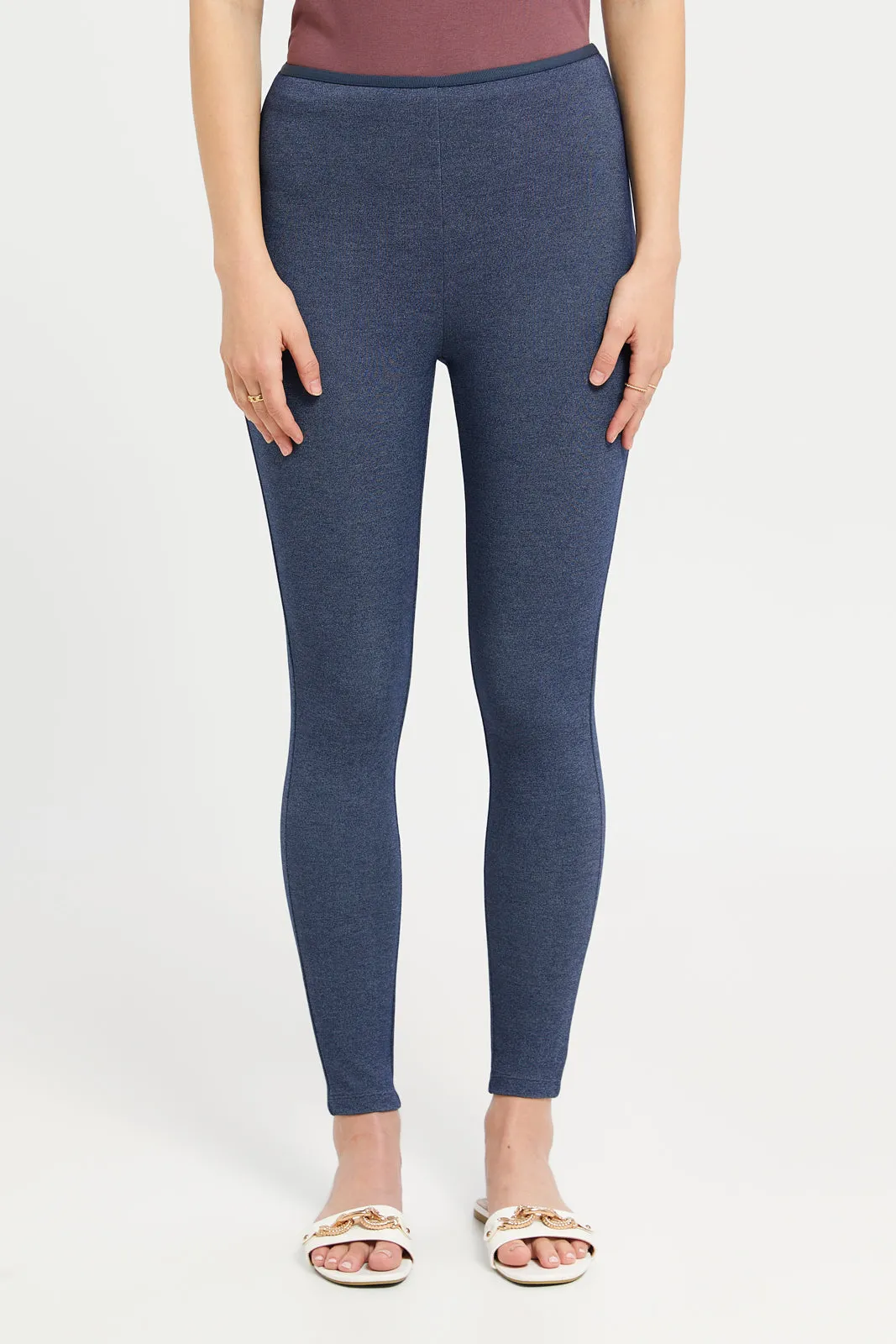 Women Navy Leggings